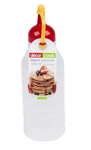 1x 500 ML SQUEEZE SAUCE BOTTLE DECOR (6)