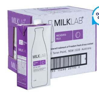 CARTON 8x1L MACADAMIA MILK MILKLAB