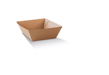 S/50x TRAY #1 KRAFT BOARD 131x91x50mm ECO GO PBT1 (10)