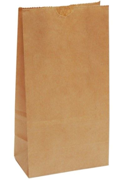 S/250x #4 SOS BLOCK BOTTOM BAG BROWN PAPER GREENMARK SOSL#4 (8)