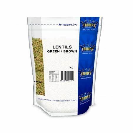 1 KG BROWN LENTILS TRUMPS