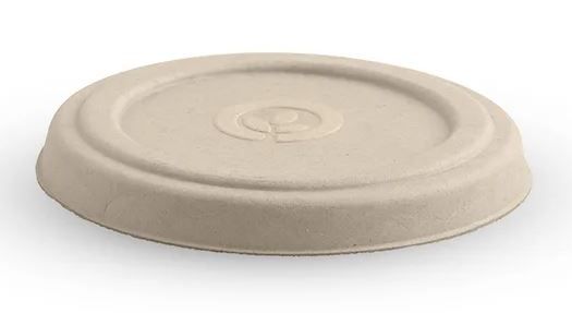 S/125x LID TO SUIT SAUCE TUB 90-120mL BIOCANE NATURAL B-SCL-90/120-N BIOPAK (8)