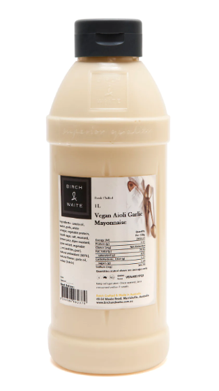 1 LT PLANT BASED AIOLI GARLIC MAYONNAISE BIRCH & WAITE (8)