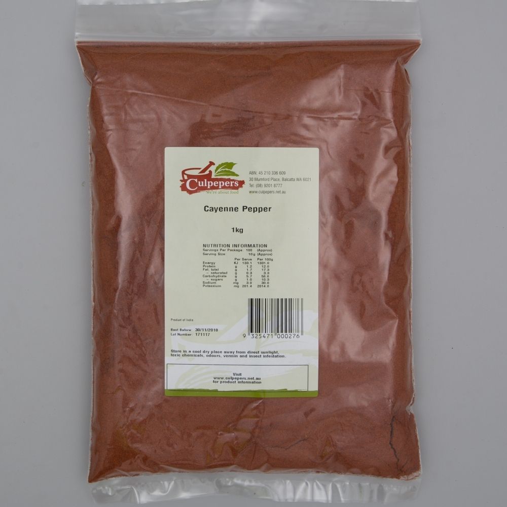 500 G CAYENNE PEPPER FOODCHAIN